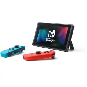 Nintendo Switch Console Neon Red and Neon BLue